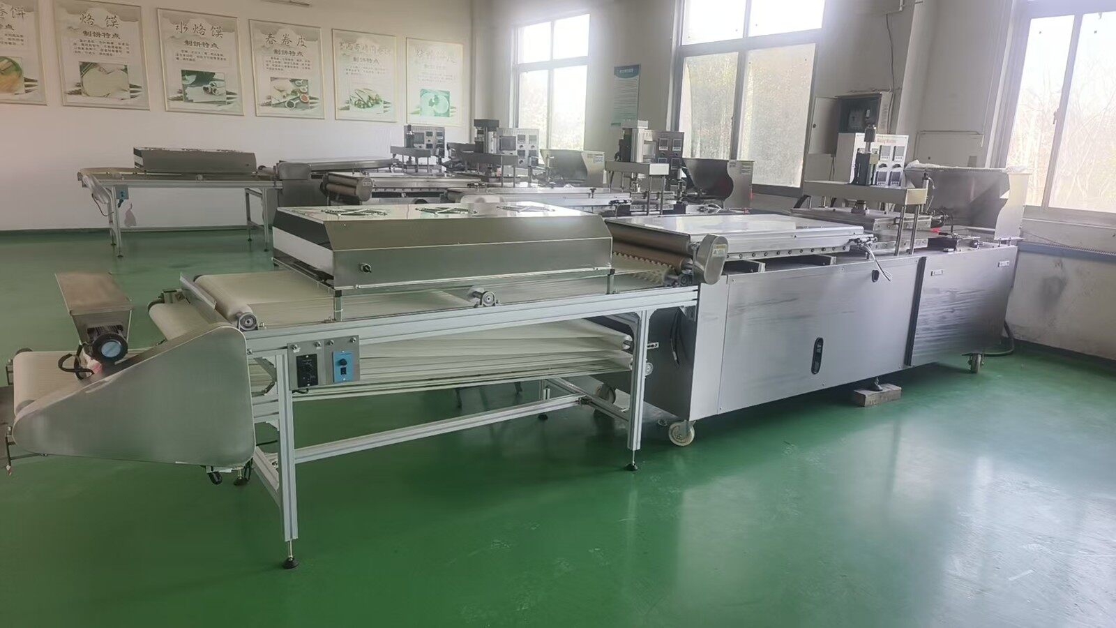 Model 550 hydraulic tortilla machine supplied to Kyrgyzstan