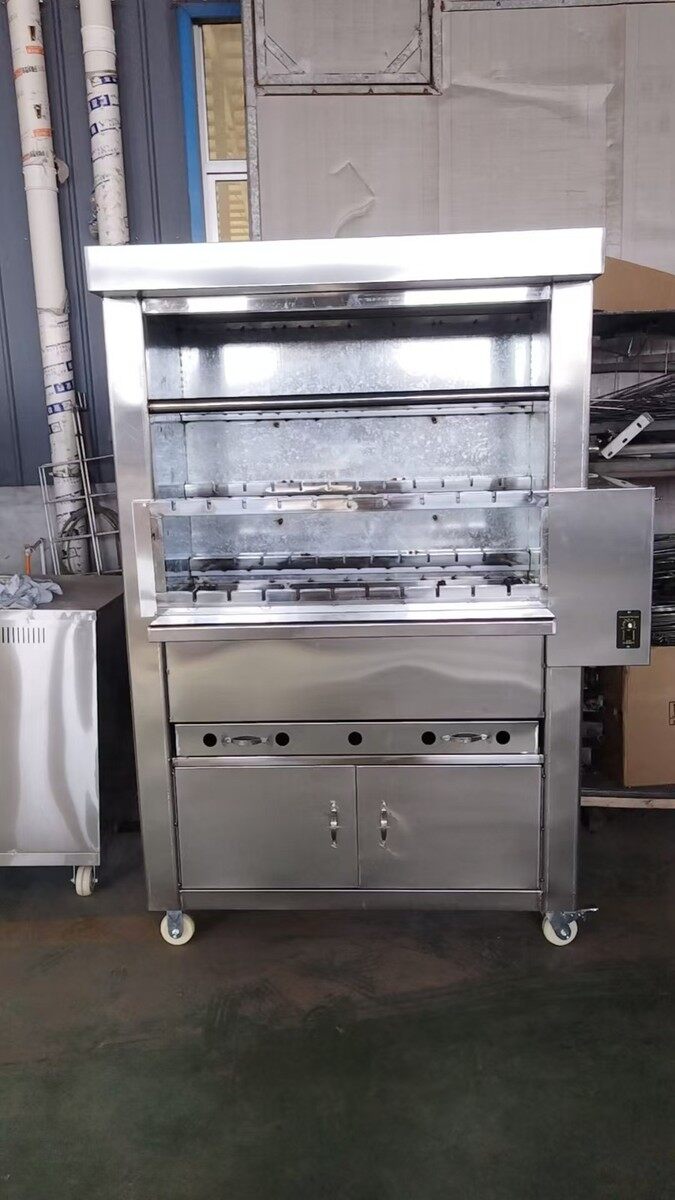 Completed customized Brazilian barbecue grill