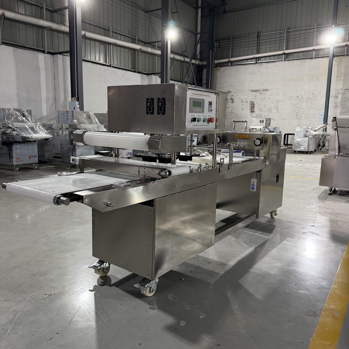 Additional equipment module supplied with the line